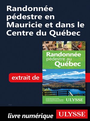 cover image of Randonnée pédestre en Mauricie et dans le Centre du Québec
